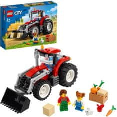 shumee LEGO City 60287 Traktor, farma s minifigurkami farmáře a králíka pro 5letého chlapce nebo dívku