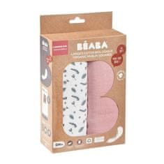 shumee BEABA, Box 2 SLIPS 120cm - Dusty Pink / Floral Wies