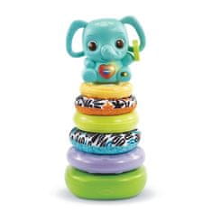 shumee VTECH BABY - Nino, Baby Elephant Stacko 3 v 1 (plast na bio bázi)