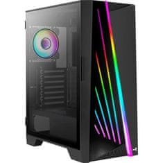 shumee PC skříň - AEROCOOL - Mirage G V1 - Skříň bez zdroje - Medium tower - Formát ATX - Černá (ACCM-PB25013.11)