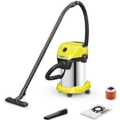 shumee Vysavač na mokré a suché vysávání KARCHER WD 3 S V-19/4/20 - nerezová nádrž 19 L - 1000W (funkce foukání)