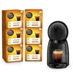 shumee KRUPS YY4511FD Kávovar Nescafé Dolce Gusto Piccolo XS Grey + 6 balení kapslí Nescafé Dolce Gusto Bio Peru