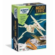 shumee CLEMENTONI Archéo Ludic - Fosforeskující Pteranodon - Věda a hra