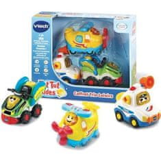 shumee VTECH - TUT TUT BOLIDES - Trio Loisirs Box (letadlo + Formule 1 + autobus)