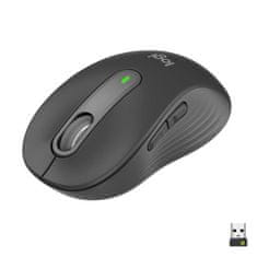 shumee Bezdrátová myš Logitech Signature M650 – tichá, Bluetooth, programovatelná tlačítka – grafitová