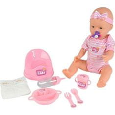 shumee NEW BORN BABY Pink Baby Doll 43cm Drinks Pee