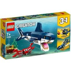 shumee LEGO Creator 3 v 1 31088 Podvodní stvoření, figurky mořských zvířat, žralok, krab