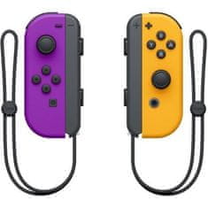 shumee Pár pák Joy-Con: levá neonově fialová a pravá neonově oranžová