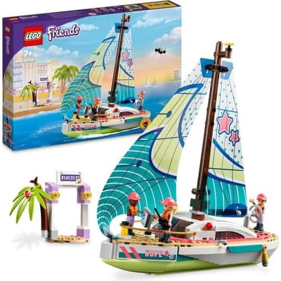 shumee LEGO FRIENDS 41716 Stephanieina loďka na mořském dobrodružství s mini-panenkami