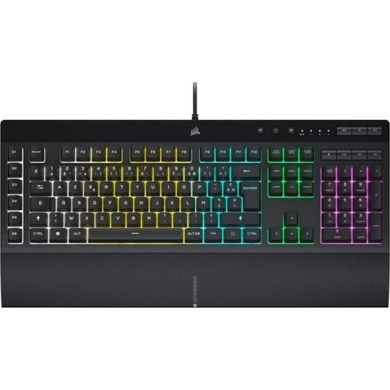 shumee CORSAIR K55 RGB PRO herní klávesnice, 5Z RGB, gumová krytka (CH-9226765-FR)