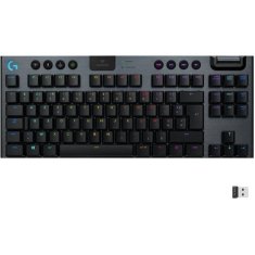 shumee Logitech G915 TKL LIGHTSPEED RGB mechanická herní klávesnice bezdrátová, bez numerické klávesnice – GL Clicky