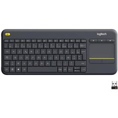 shumee Multimediální TV klávesnice LOGITECH K400 Plus - AZERTY - Bezdrátová - Touchpad