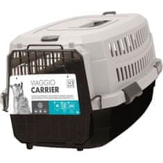 shumee Přepravní kufr M-PETS Viaggio Carrier S - 58,4x38,7x33cm - Černá a šedá - Pro psy a kočky