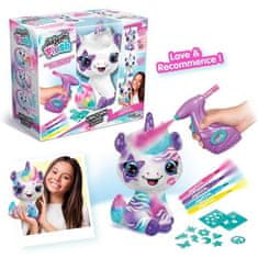 shumee CANAL TOYS - Styl 4 ever - Můj plyšový jednorožec pro personalizaci - Plyšový sprej - OFG 228