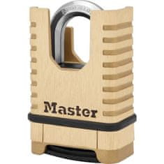 shumee MASTER LOCK Masivní mosazný visací zámek s vysokou úrovní zabezpečení [chráněný zámek] [kombinace] M1177EURD