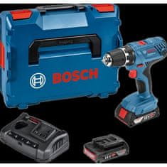 shumee BOSCH PROFESSIONAL GSR 18V-21 vrtačka/šroubovák + 2 baterie 2,0Ah + GAL 18V-40 L-BOXX