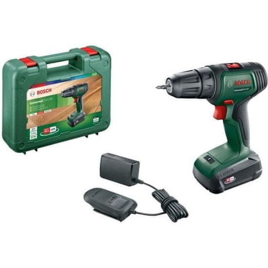 shumee Aku šroubovák Bosch UniversalDrill 18 V (1 baterie, 1,5 Ah box)