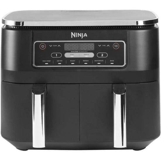 shumee NINJA FOODI AF300EU - Bezolejová dvouzónová fritéza - Synchronizace, přizpůsobení funkcí - 6 režimů vaření - 7,6 l - 2400 W