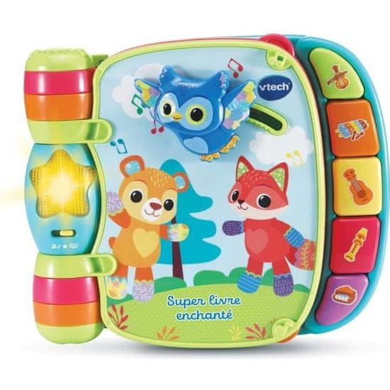 shumee VTECH BABY - Super začarovaná kniha koťátek - modrá