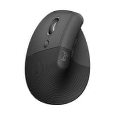 shumee Logitech Lift Left Ergonomická vertikální bezdrátová myš pro leváky, USB Bluetooth nebo Logi Bolt přijímač, tichá