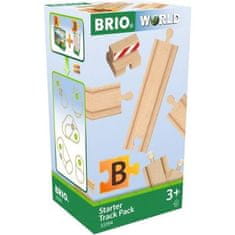 shumee BRIO World - 33394 - Startovací sada - 13 kolejniček - Balíček B