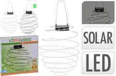 ProGarden Svítidlo solární závěsné LED černá KO-DX9200090cern