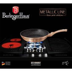 Berlingerhaus Pánev s mramorovým povrchem 20 cm Rosegold Metallic Line BH-1508