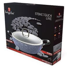 Berlingerhaus Pekáč kulatý s mramorovým povrchem s poklicí 32 cm Gray Stone Touch Line BH-1157