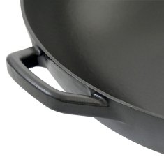 Kela Wok s poklicí litinový CALIDO 36 cm černá KL-12475