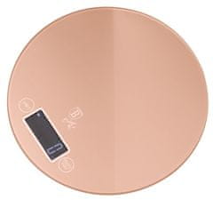 Berlingerhaus Váha kuchyňská digitální kulatá 5 kg Rosegold Metallic Line BH-9428