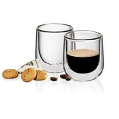 Kela Sklenice na espresso FONTANA sada 2 ks 60 ml KL-12403