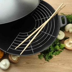 Kela Wok litinový 36 cm s příslušenstvím sada 5 ks KL-77943