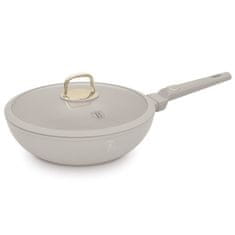 Pánev WOK s titanovým povrchem a poklicí 28 cm Sahara Collection BH-8064