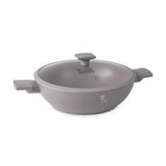 Berlingerhaus Pánev WOK s titanovým povrchem a poklicí 30 cm Taupe Collection BH-8095