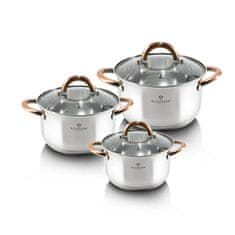 Blaumann Sada nádobí nerez 6 ks Gourmet line Copper BL-3247