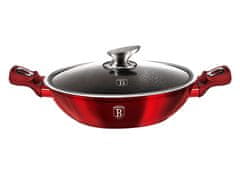 Berlingerhaus Wok s poklicí 30 cm Burgundy Edition BH-7110