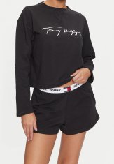 Tommy Hilfiger Dámské pyžamo UW0UW05630, Černá, L