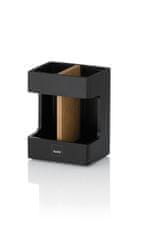 Kela Držák na zubní kartáčky Cube polyresin black KL-23688