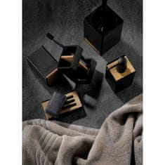 Kela Držák na zubní kartáčky Cube polyresin black KL-23688