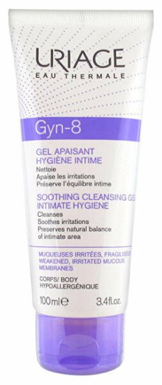 Uriage Zklidňující čisticí gel na intimní hygienu Gyn 8 (Soothing Cleansing Gel) 100 ml