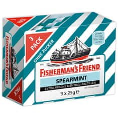 Fisherman's Friend Fisherman´s Friend Fisherman's Friend bonbony Spearmint bez cukru 3x25g