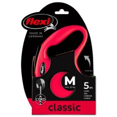 Flexi Vodítko Classic New lanko M červené 5m