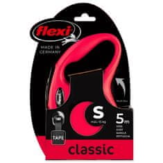 Flexi New Classic Tape S 5 m (15 kg) červená