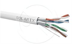 Solarix Instalační kabel Solarix CAT6A STP LSOH Dca-s1,d2,a1 650 MHz 500m/cívka SXKD-6A-STP-LSO