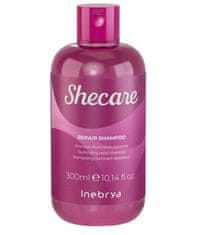 Inebrya Regenerační šampon pro poškozené vlasy Shecare (Repair Shampoo) (Objem 300 ml)