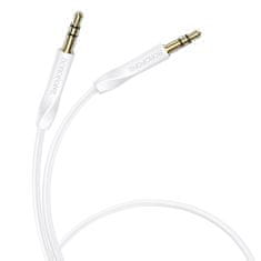 Borofone Audio kabel BL16 jack 3,5 mm na jack 3,5 mm bílý