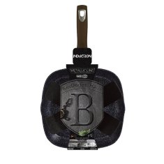 Berlingerhaus Pánev grilovací s mramorovým povrchem 28 cm Shiny Black Collection BH-6611