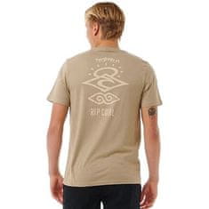 Rip Curl triko RIP CURL Search Icon Tee SAND DUNE M