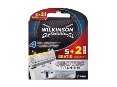 Wilkinson Sword 7ks quattro titanium, náhradní břit