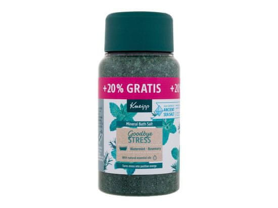 Kneipp 600g goodbye stress mineral bath salt, koupelová sůl